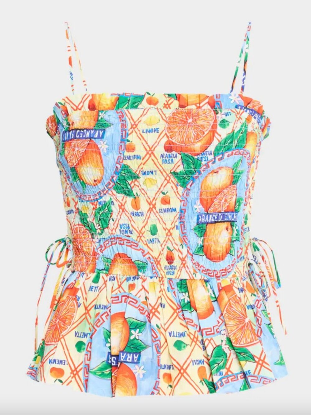 Damson Madder Marina Orange Wrappers Cami US 16 UK20 NWT